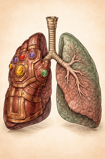 When Your Lungs Decide to Go Full Thanos: A Rare Cancer Meets Its Match